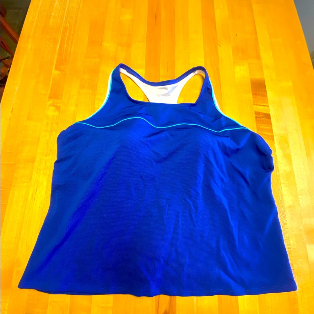 Lands End Halter Swim Top Plus Sz 22W